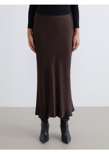 Yeni Sezon Beli Lastikli A Kesim Saten Etek fiyatları