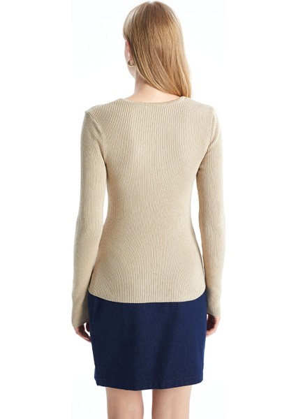 Yeni Sezon Kaçık Yaka Kadın Triko Kazak fırsatları