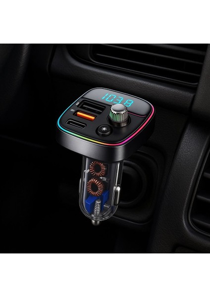 Bluetooth Fm Transmitter Araç Içi Hızlı Şarjlı fiyatları