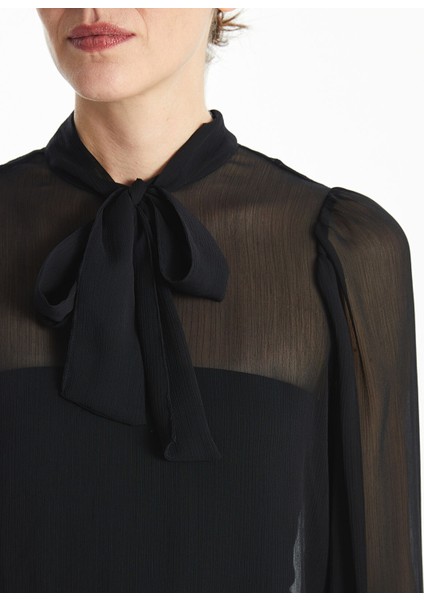 Yeni Sezon Bağlamalı Yaka Kadın Bluz modelleri