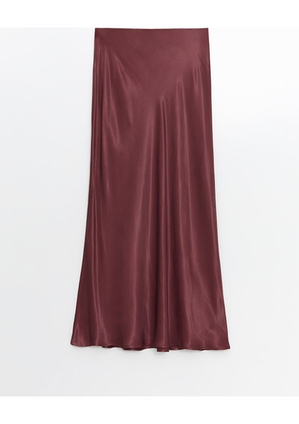 Yeni Sezon Standart Fit Saten Kadın Etek indirimleri