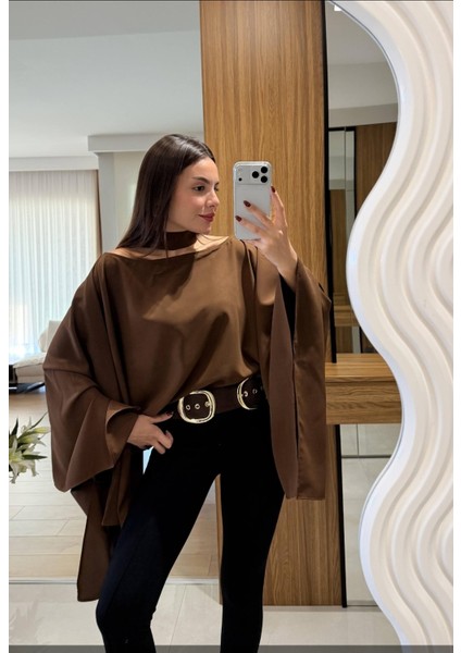 Ispanyol Kol Fularlı Bluz