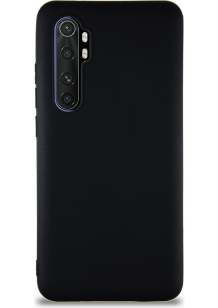 Mi 10 Lite ile Uyumlu Kılıf Soft Premier Renkli Silikon Kapak - Siyah