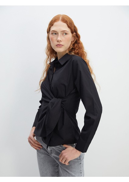 Yeni Sezon Poplin Kadın Gömlek