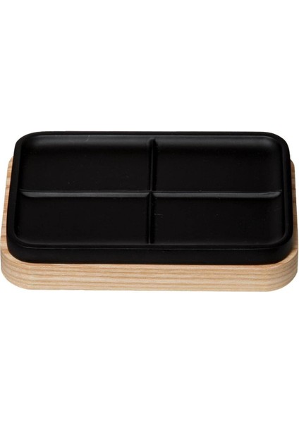 Concept Katı Sabunluk Siyah 13,2 x 8,6 x 2,7