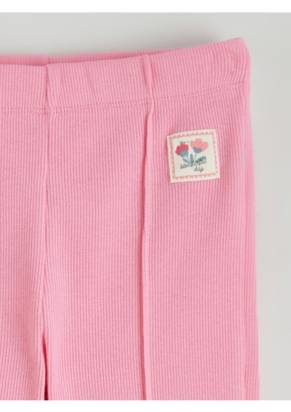 Yeni Sezon Beli Lastikli Ispanyol Paça Kız Çocuk Tayt modelleri