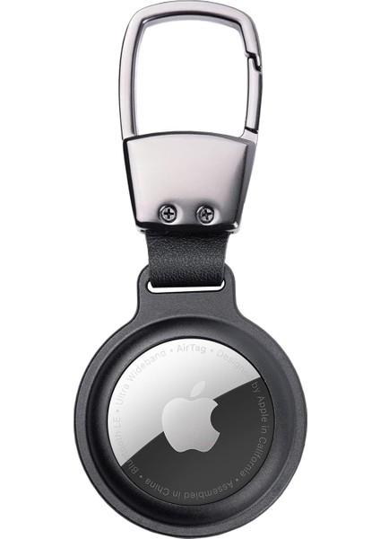 Buff Tagsafe Hooksteel Taşınabilir Anahtarlık Darbeye Dayanıklı Metal Askılı Airtag Kılıf (Siyah)