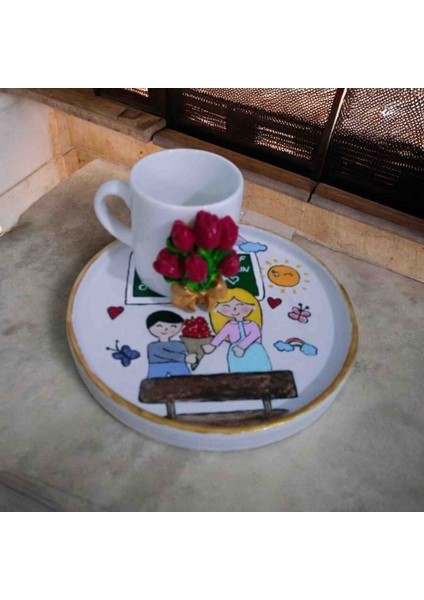 Isme Özel...öğretmenler Günü Hediyesi..kahve Seti fiyatları