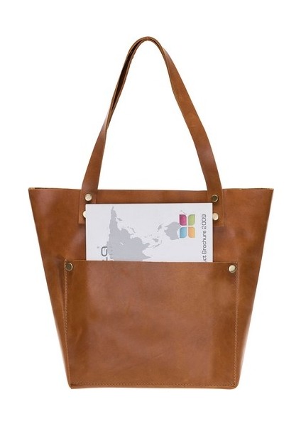 Moon Deri Kadın Çantası Orta Boy G19 Taba indirimleri