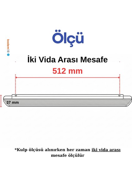 Kanal 512 mm Kulp Füme Çizgili Metal Mobilya Gardırop Çekmece Dolap Kapak Kulpu Kulbu Modern Kulplar fiyatları