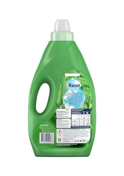Rinso Sıvı Aloe Vera Renkliler 3 L modelleri