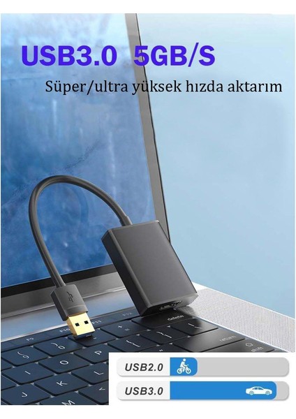 HD08 USB 3.0 5gbps To HDMI Dönüştürücü Adaptör 1080P Fullhd Aynalama ve Genişletme Modu modelleri