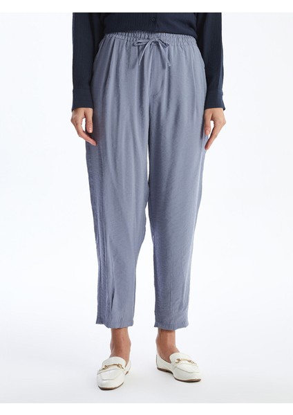 Yeni Sezon Kadın Beli Lastikli Düz Pantolon fiyatları