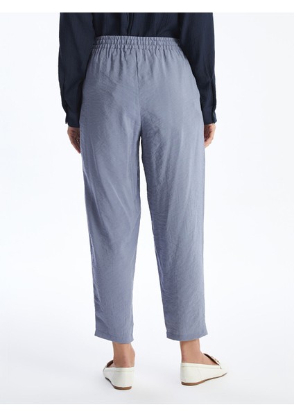 Yeni Sezon Kadın Beli Lastikli Düz Pantolon fırsatları