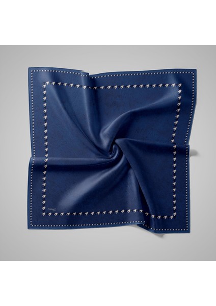 Naturel Eşarp | Kaz Ayağı Çerçeve