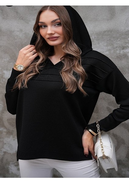 Kapüşonlu Kazak modelleri