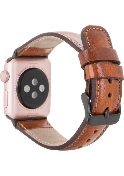 Apple Watch Uyumlu Deri Kordon 38-40-41MM RTST2EF Taba fiyatları