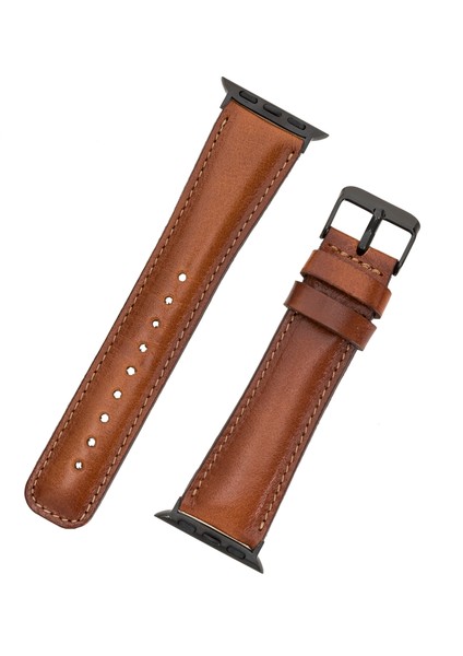 Apple Watch Uyumlu Deri Kordon 38-40-41MM RTST2EF Taba fırsatları