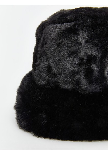 Yeni Sezon Kürklü Kadın Bucket Şapka fırsatları