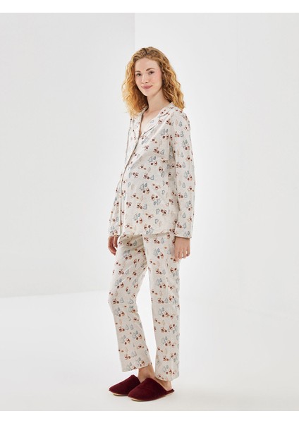 Yeni Sezon Winnie The Pooh Baskılı Hamile Pijama Takımı fiyatları