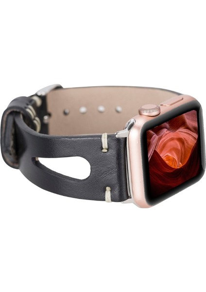 Apple Watch Uyumlu Deri Kordon 42-44-45MM 42BA2 Rst1 modelleri