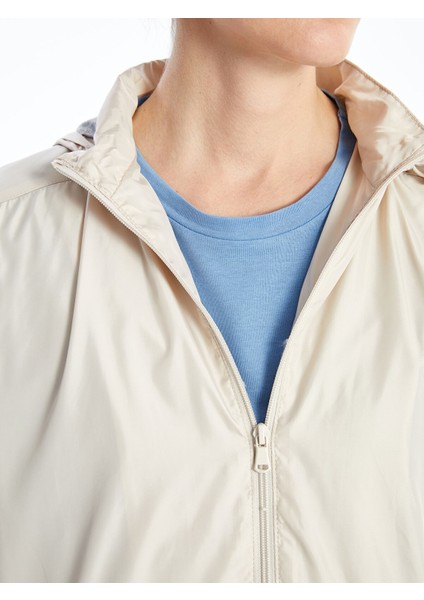 Yeni Sezon Kadın Kapüşonlu Düz Yağmurluk modelleri