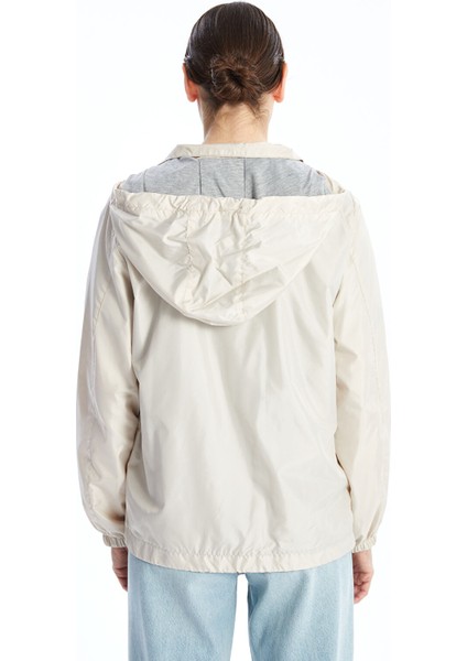 Yeni Sezon Kadın Kapüşonlu Düz Yağmurluk indirimleri