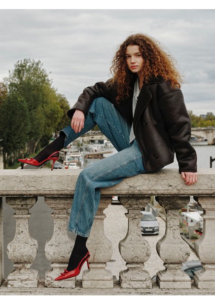 Yeni Sezon Balloon Fit Kadın Jean Pantolon