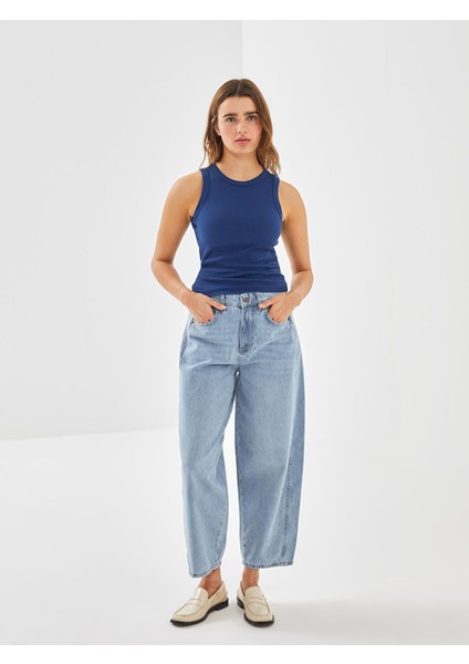 Yeni Sezon Balloon Fit Kadın Jean Pantolon fiyatları