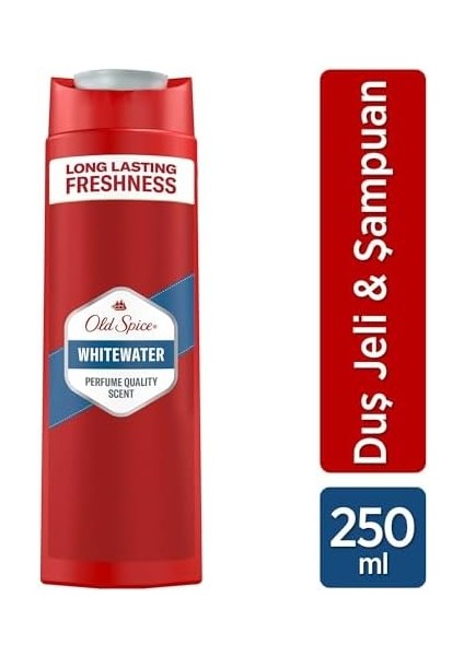 Old Spice Whitewater Erkekler Için Duş Jeli ve Şampuan 250 ml