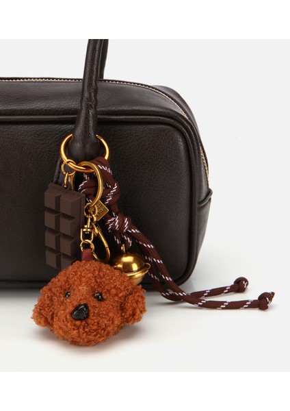 03CAH316890A480 KADIN Kahverengi Charm Detaylı Omuz Çantası fiyatları