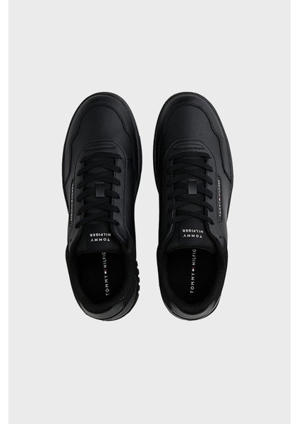 Hakiki Deri Logolu Bağcıklı Sneaker Ayakkabı Erkek Ayakkabı FM0FM05629 Bds fiyatları