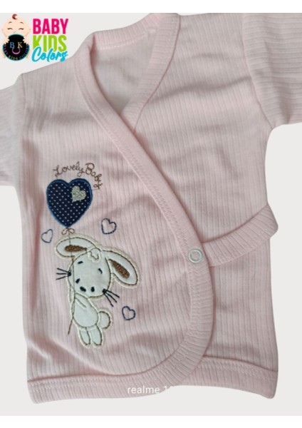 Fitilli Kumaşa Kalpli Tavşan Baskılı Poşette 5'li Set fırsatları