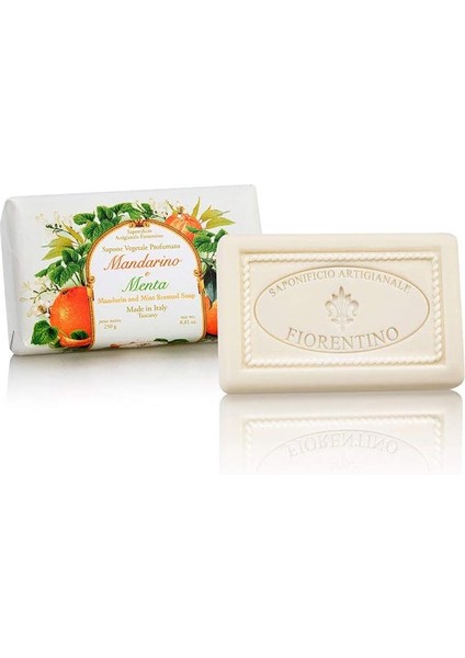 Saponificio Artigianale Fiorentino Sabun 250 gr - Tangerine And Mint