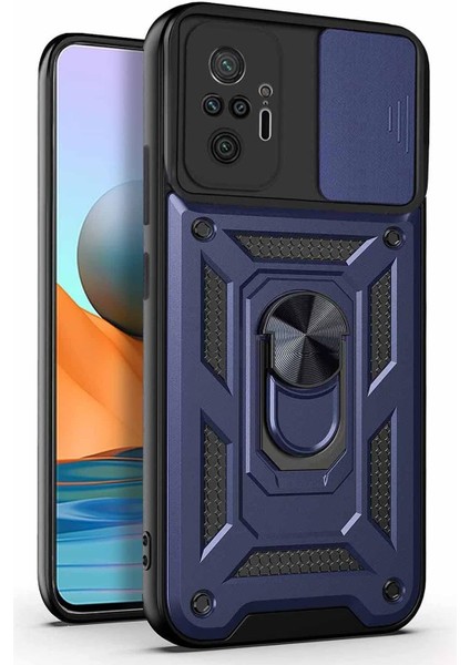 10 Pro Için Kılıf Resistant Lacivert [ 10 Pro ile Uyumlu Kılıf - Lacivert]