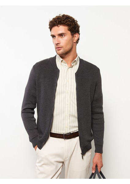 Yeni Sezon Standart Kalıp Kolej Yaka Erkek Triko Hırka modelleri