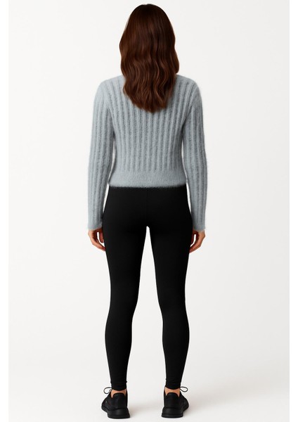 Puf Dokulu Patikka Örgü Yumuşak Kadın Kazak – Yumoş Bisiklet Yaka fiyatları