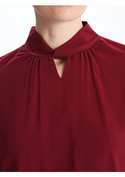 Yeni Sezon Dik Yaka Kadın Bluz modelleri