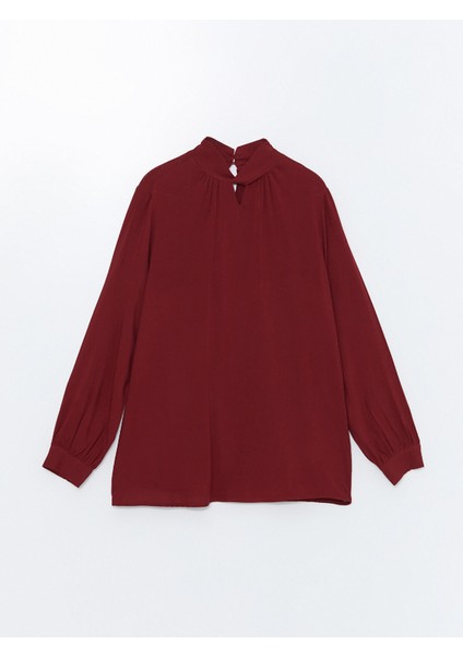 Yeni Sezon Dik Yaka Kadın Bluz indirimleri