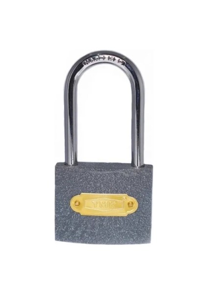 Eko Gri Döküm Uzun Kancalı Asma Kilit 25MM