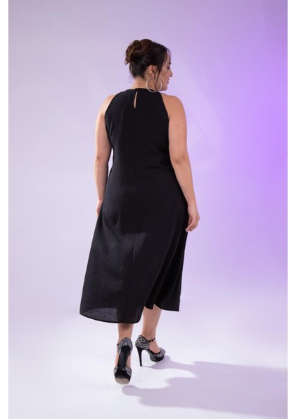 Kadın Büyük Beden Siyah Elbise indirimleri