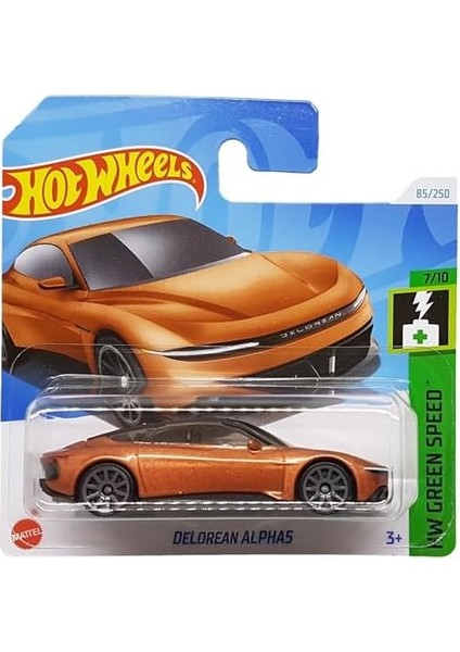 - Delorean Alpha5 - Hw Speed 7/10 - HTD32 - Short Card - Dmc - Turuncu Metalik - 2024-1:64 fiyatları