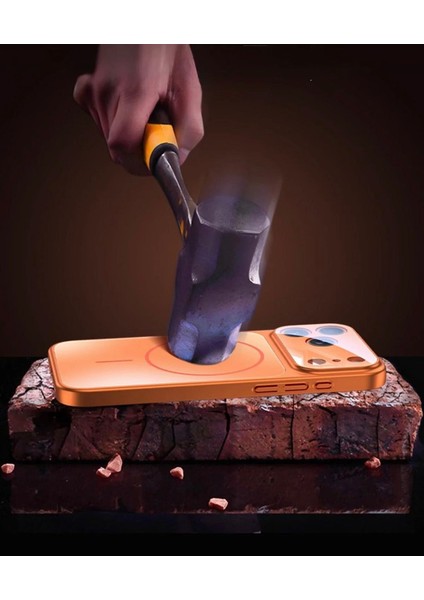 Iphone 14 Uyumlu Iphone 17 Görünümüne Çeviren Magsafe Özellikli Glass Telefon Kılıfı indirimleri