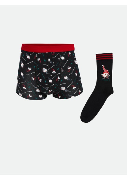 Yeni Sezon Yılbaşı Temalı Erkek Boxer ve Çorap fiyatları