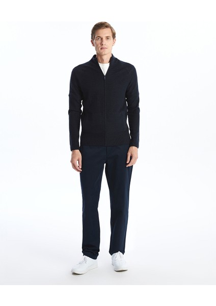 Yeni Sezon Standart Kalıp Dik Yaka Erkek Triko Hırka fiyatları