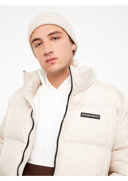 Yeni Sezon Standart Kalıp Dik Yaka Erkek Şişme Mont fiyatları