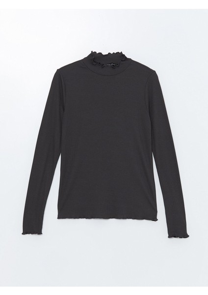 Yeni Sezon Dik Yaka Dokulu Kadın Body indirimleri