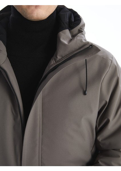 Yeni Sezon Standart Kalıp Kapüşonlu Erkek Mont modelleri