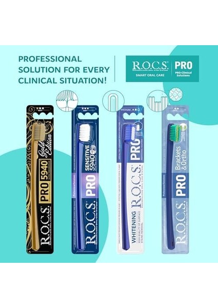 Pro 5940 Fırça Kılı Içeren Ultra Yumuşak Diş Fırçası - Yeşil 4607152730524