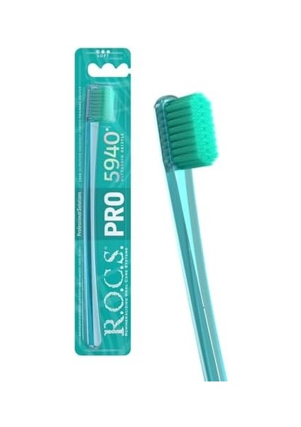 Pro 5940 Fırça Kılı Içeren Ultra Yumuşak Diş Fırçası - Yeşil 4607152730524 fiyatları